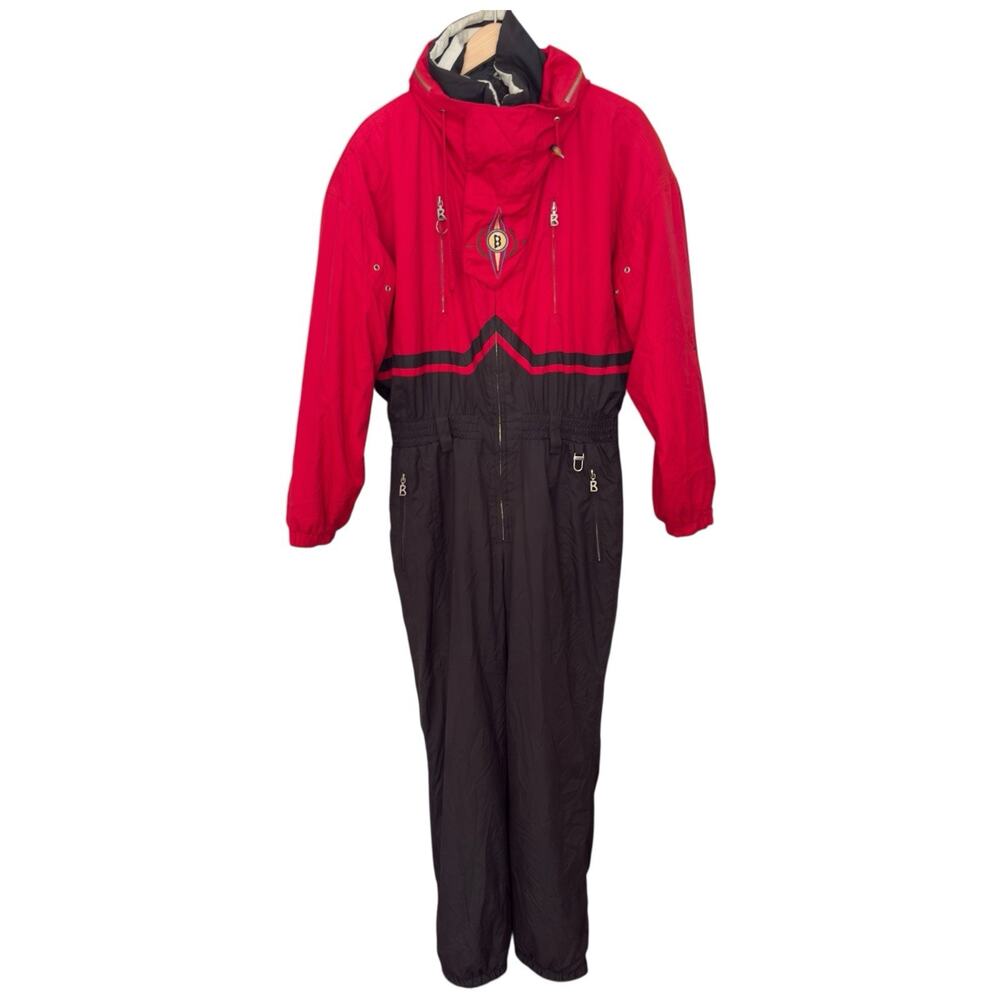 Bogner Vintage Ski Suit One Piece Snowsuit Snow Bib Size 36